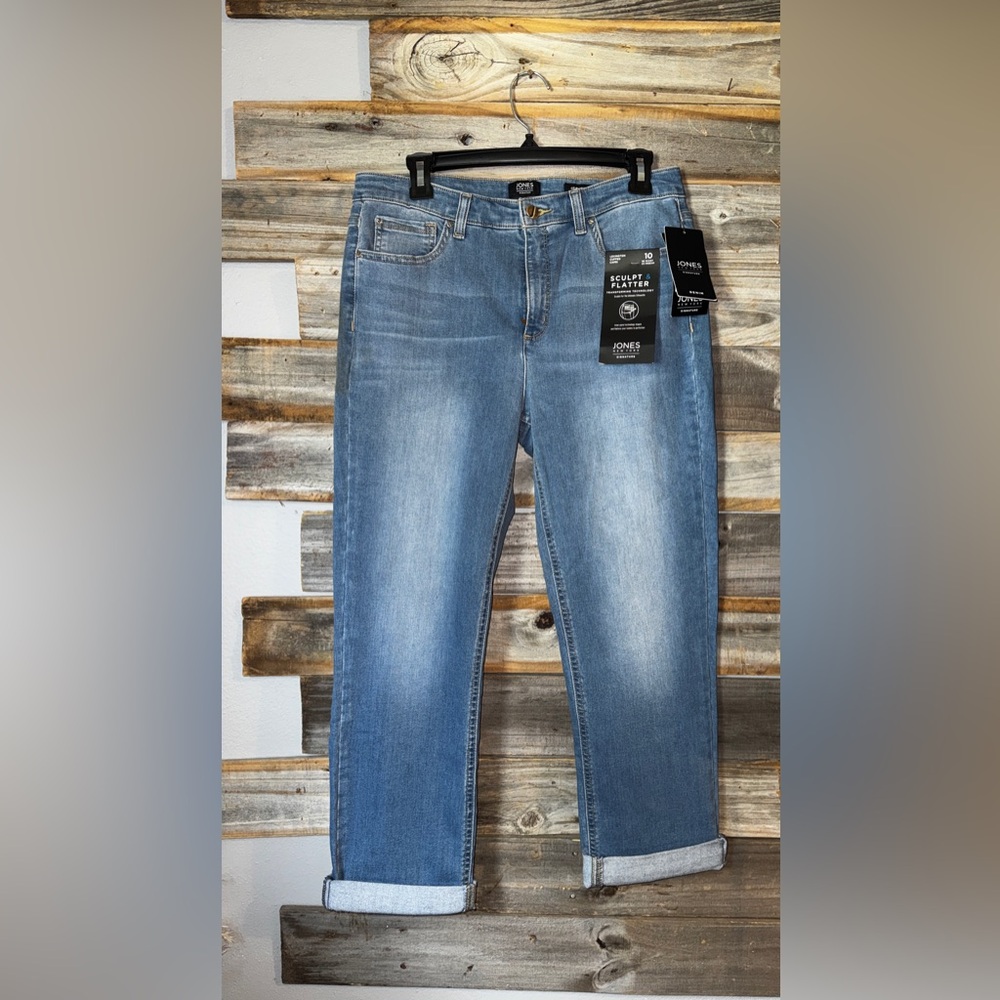 NWT Jones New York - women’s jeans, Lexington cuffed capri size 10